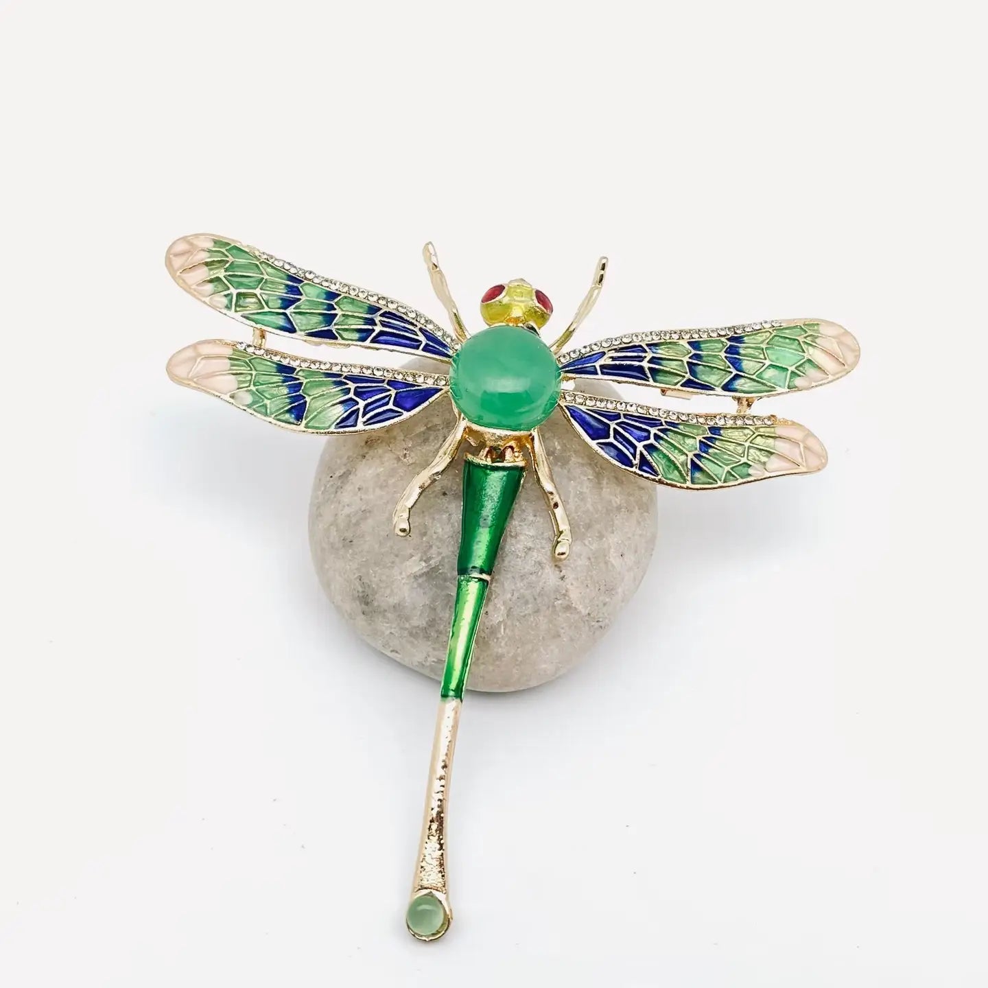 Enamel Dragonfly Brooch