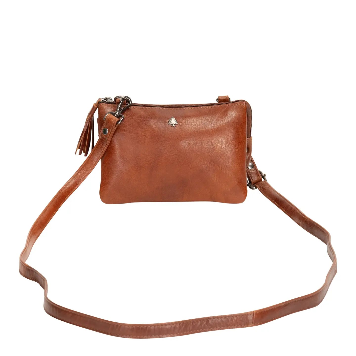 Ellie Cognac Leather Bag