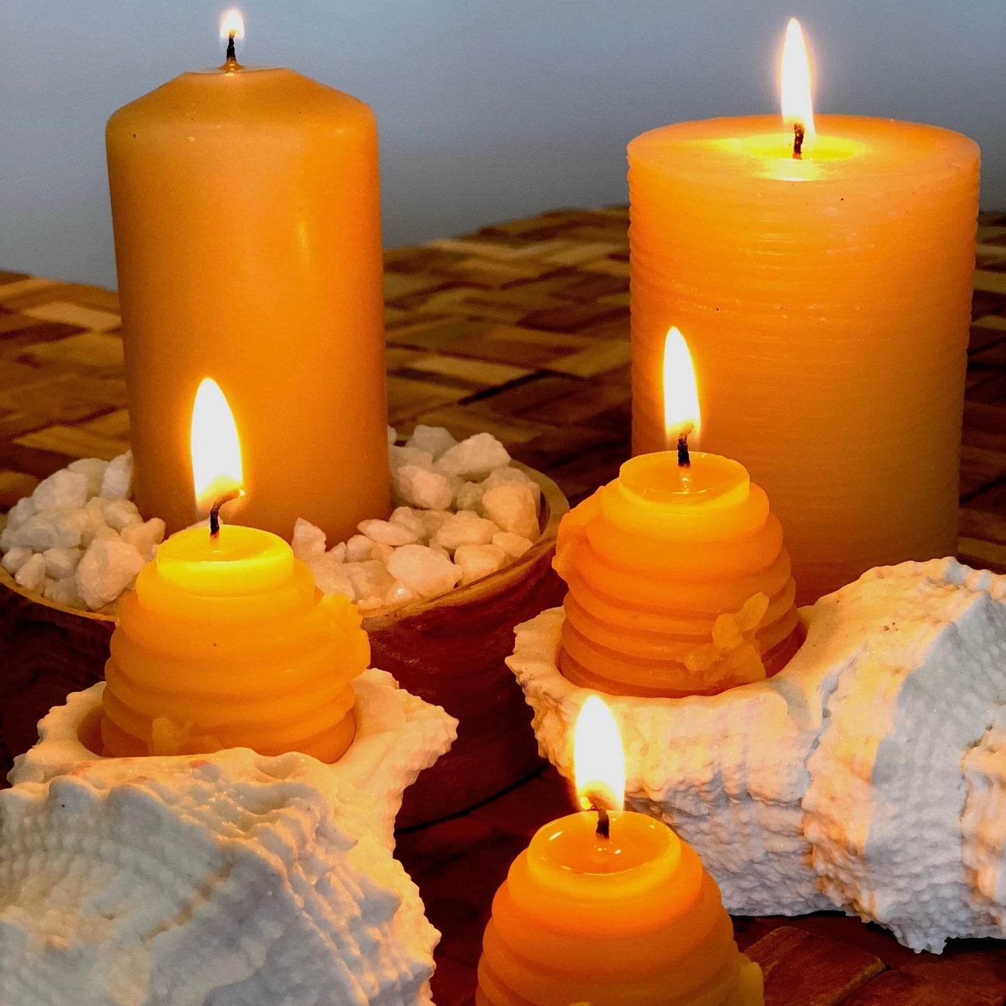 Large Beeswax Candle