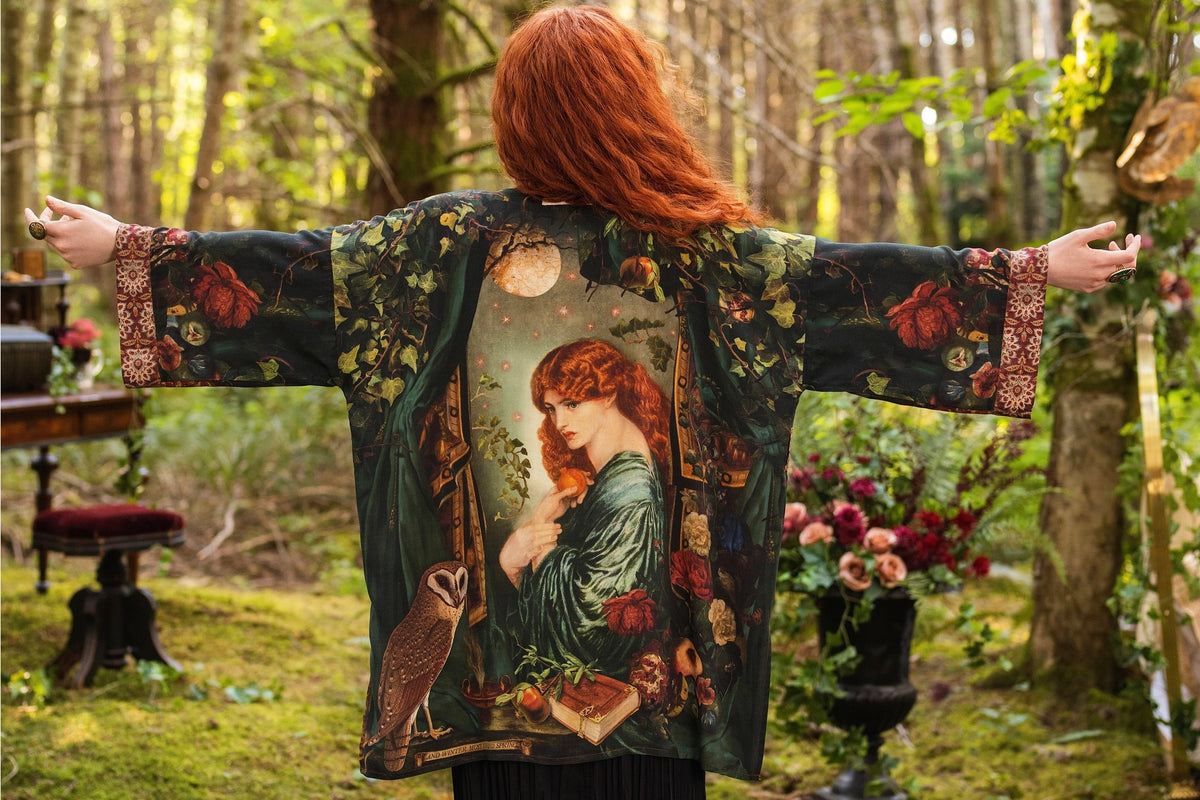 Solstice Matineé (Mid-Length) Duster w/ Persephone & Moon