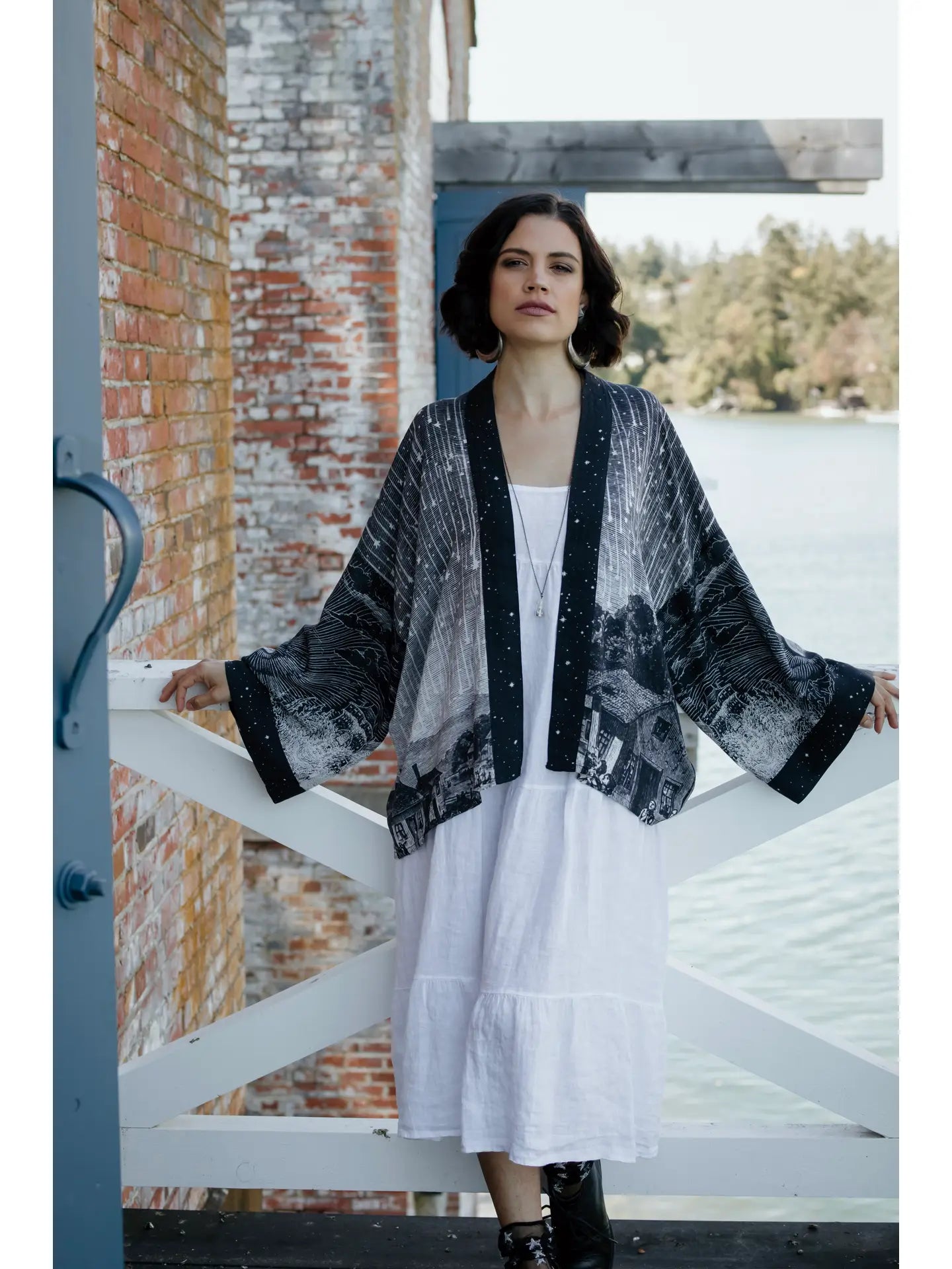 Stargazer Cropped Kimono