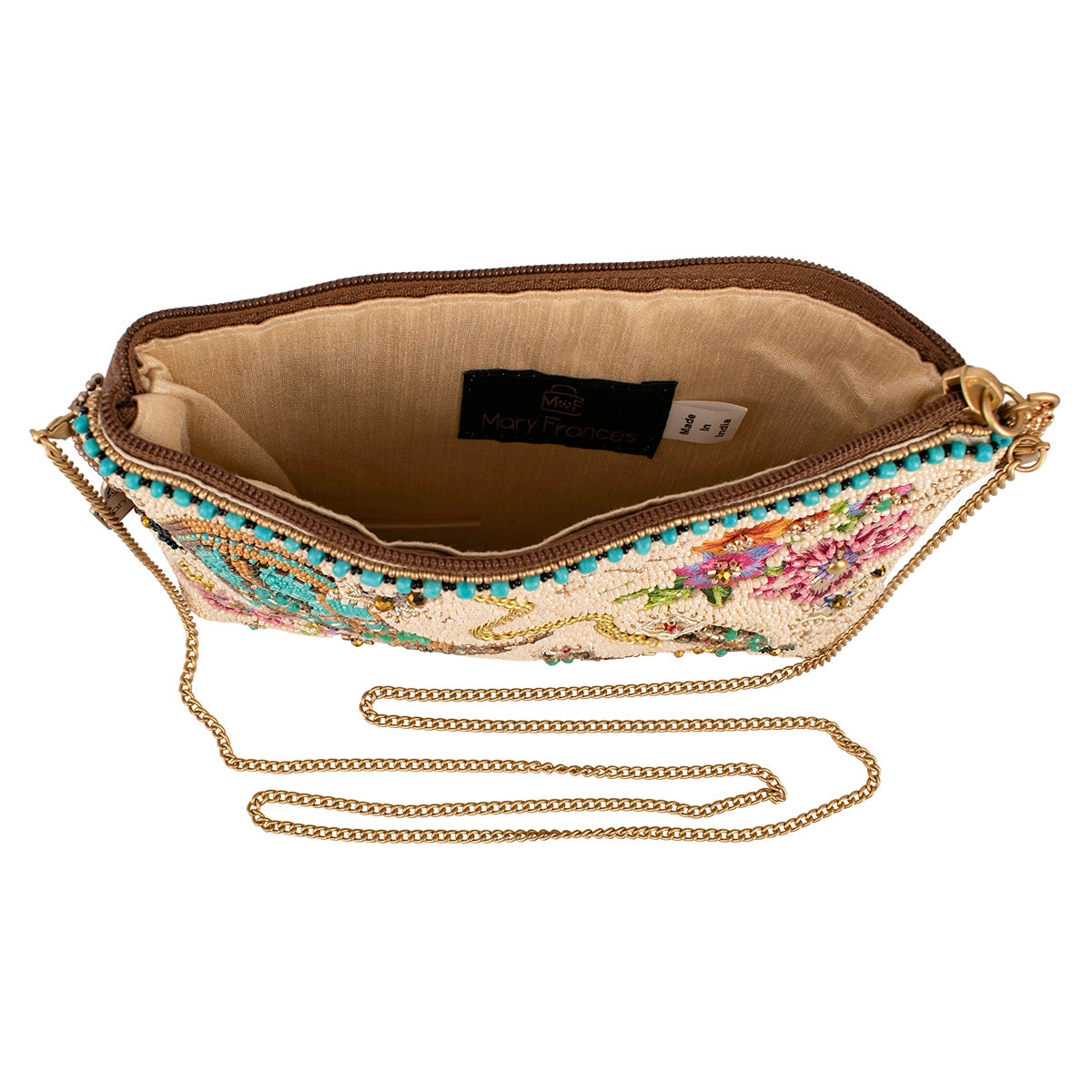On the Range Western Boots and Horseshoe Ivory Hand-Beaded Crossbody Bag