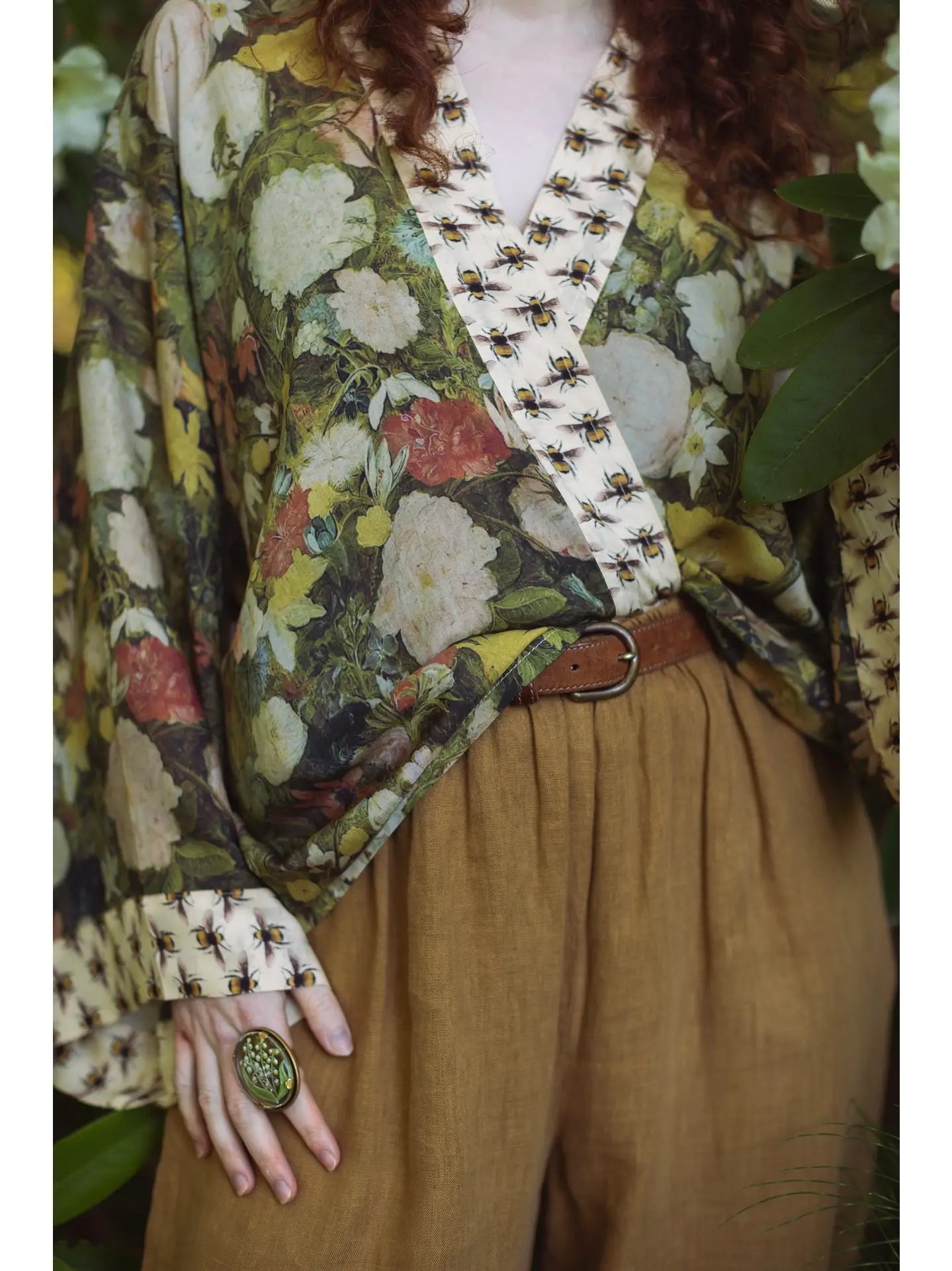 I Dream In Flowers Cropped Kimono