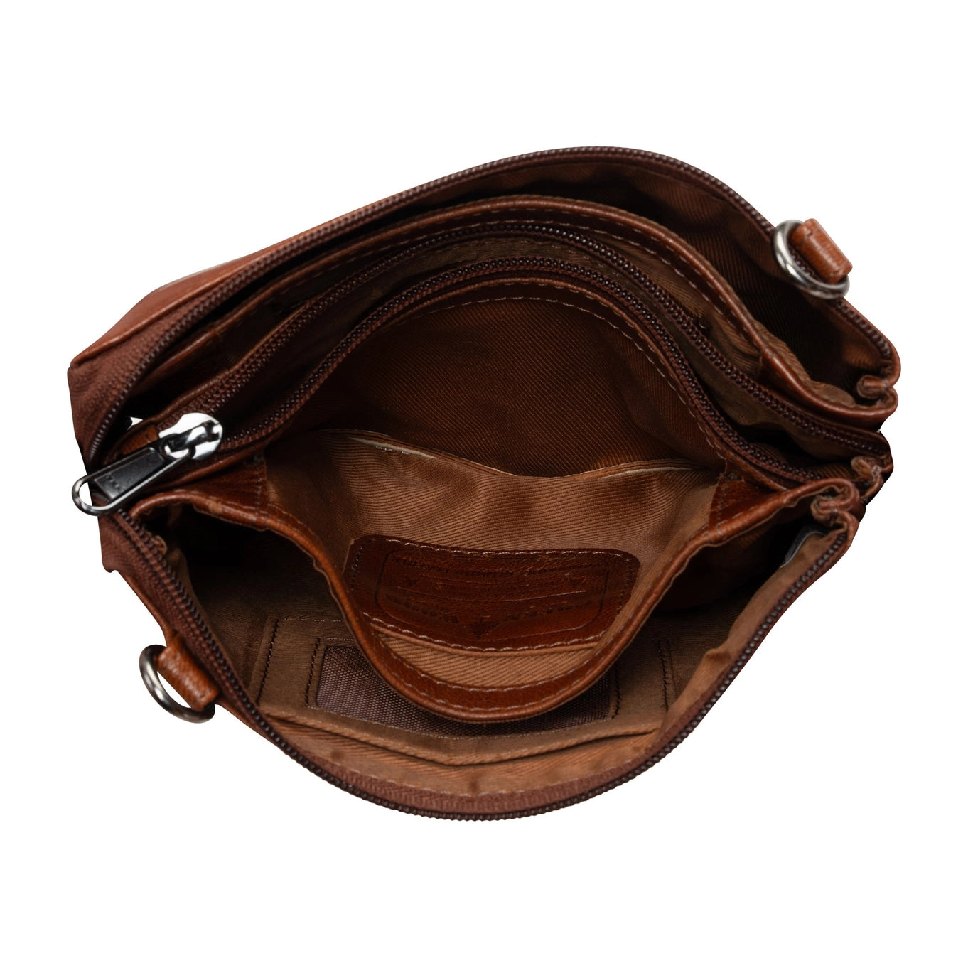 Ellie Cognac Leather Bag