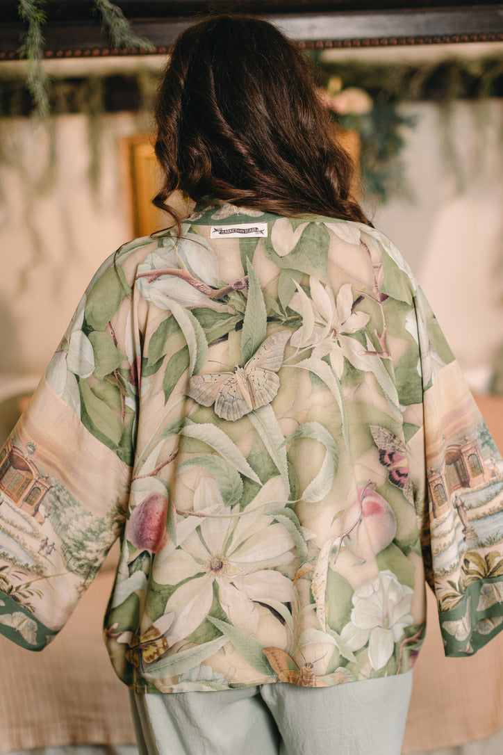 Fleur De Soleil Cropped Kimono (PRE-ORDER)