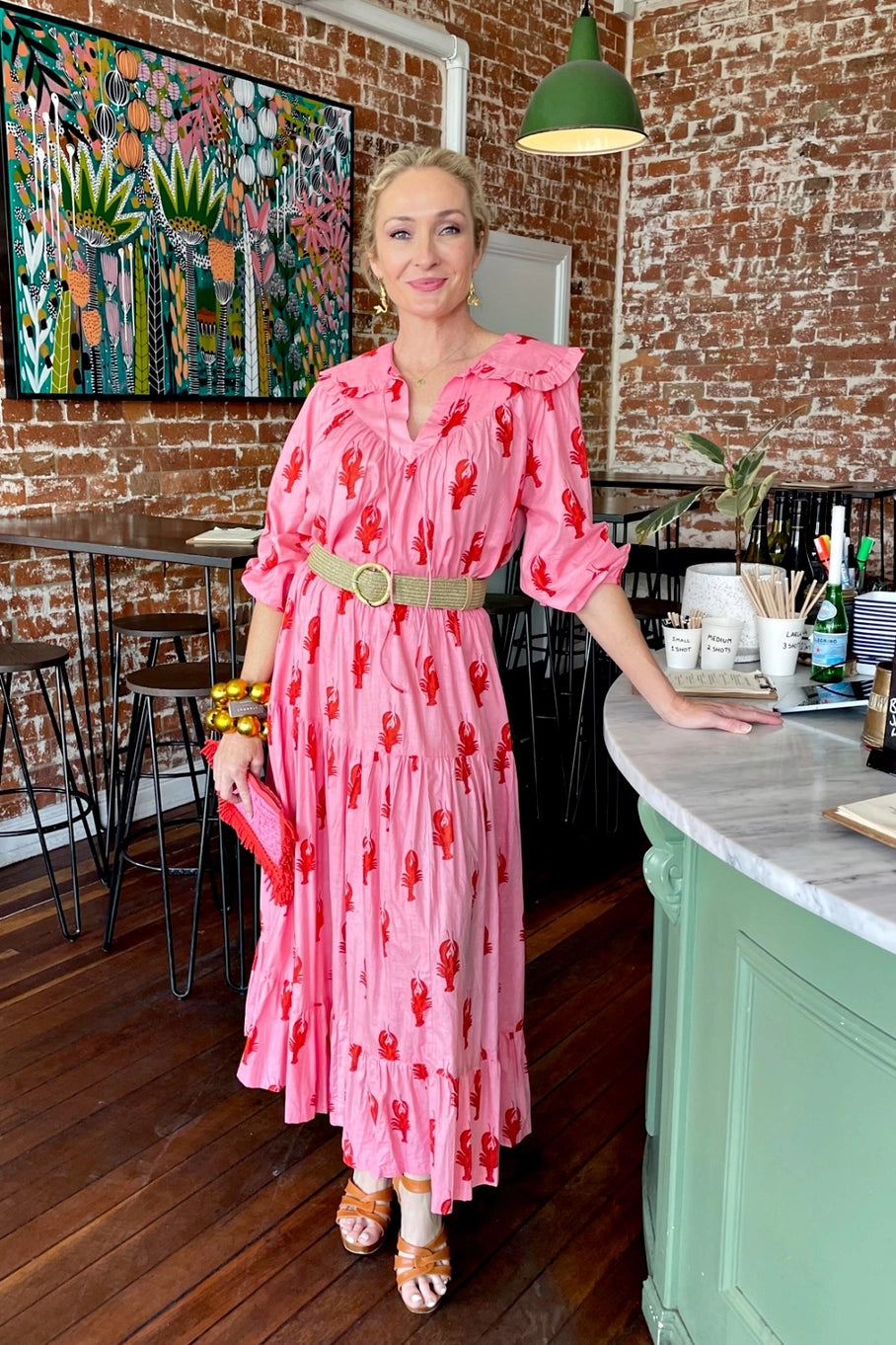 Lala Blouse - Little Lobster Pink