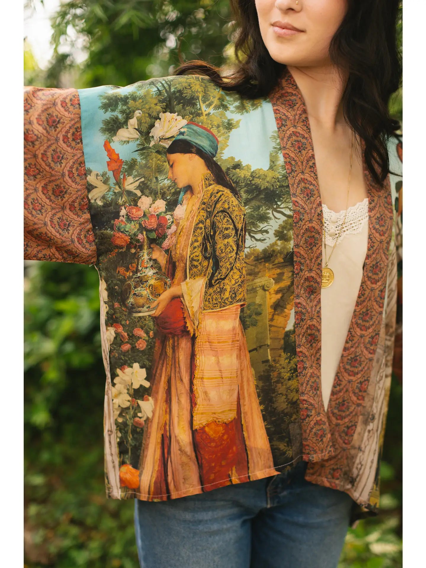 Secret Garden Cropped Kimono