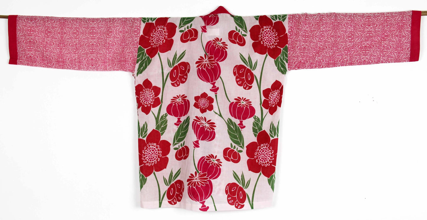 Anemone Red Kimono