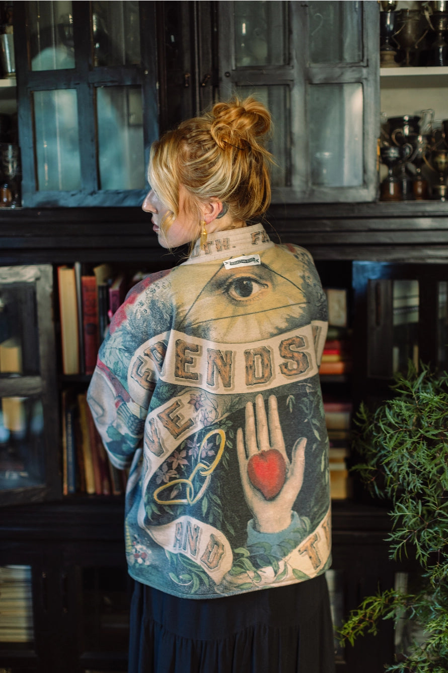 Friendship Love and Truth Cozy Jacket