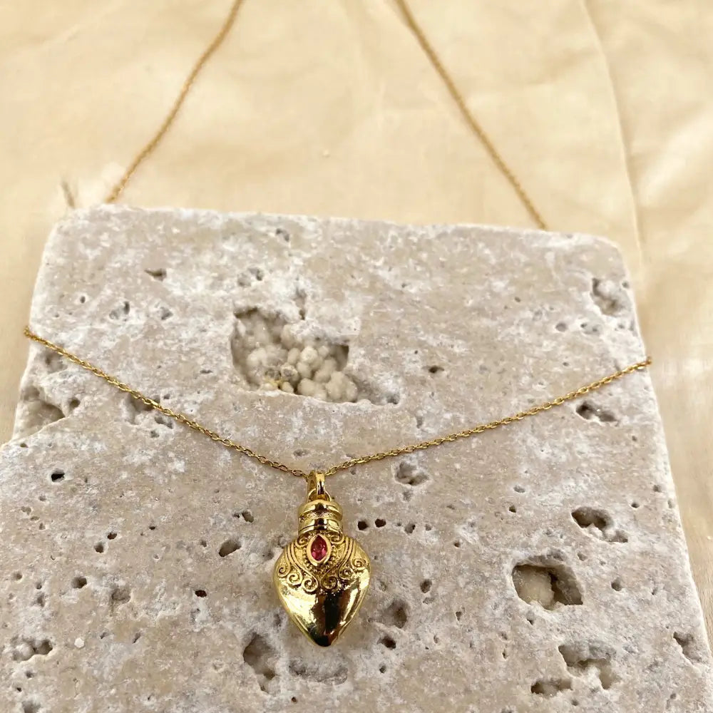 Red Drop Necklace