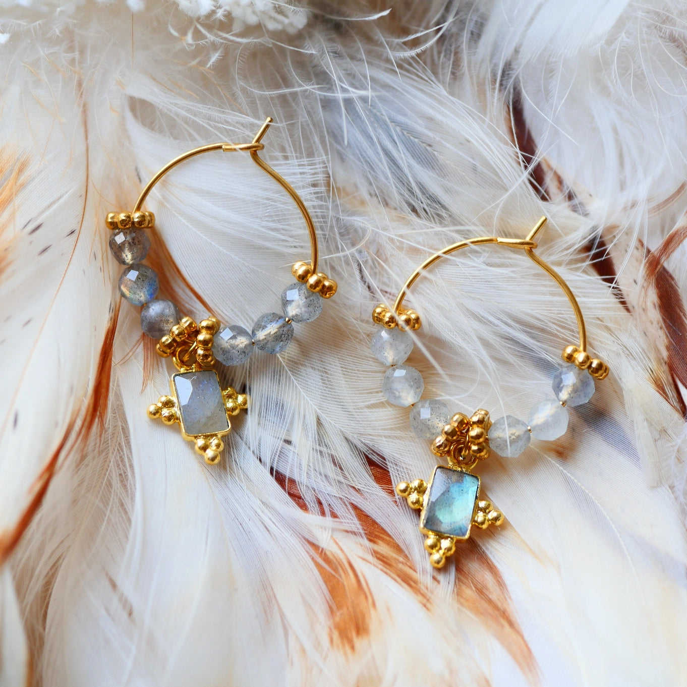 Earrings Labradorite - Ushas