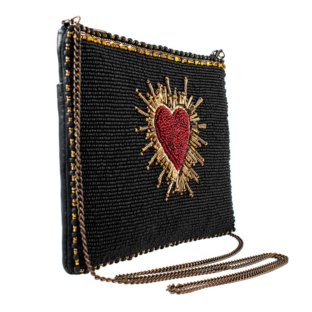 Affection Hand-Beaded Crossbody Handbag