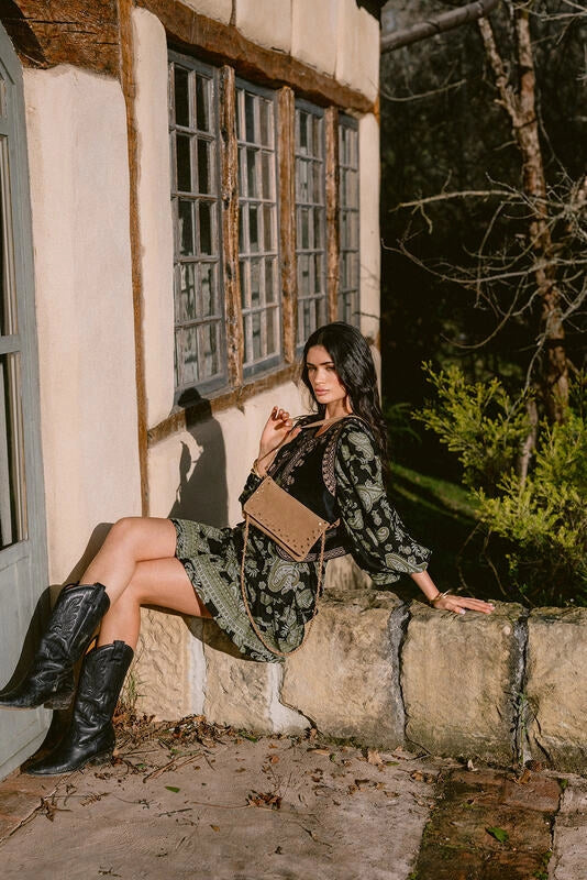 Stardust Suede Crossbody Bag