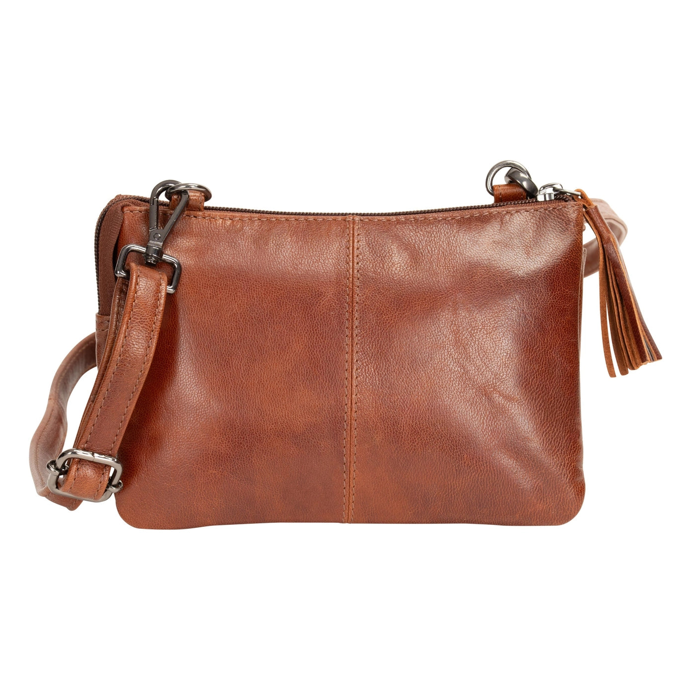 Ellie Cognac Leather Bag
