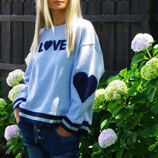 The Love Letter Sweater - Grey