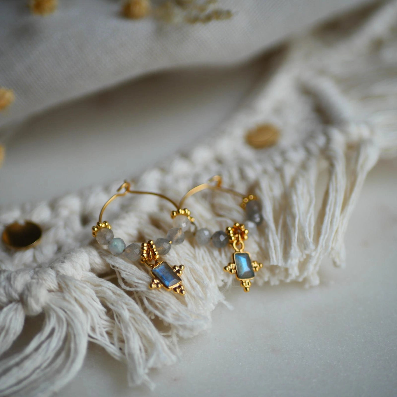 Earrings Labradorite - Ushas