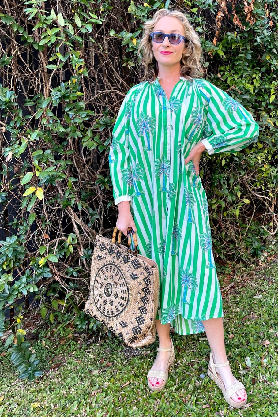 Cabana Dress - Green