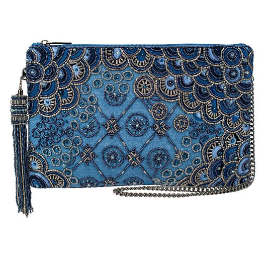 Work It Hand-Beaded Crossbody Clutch