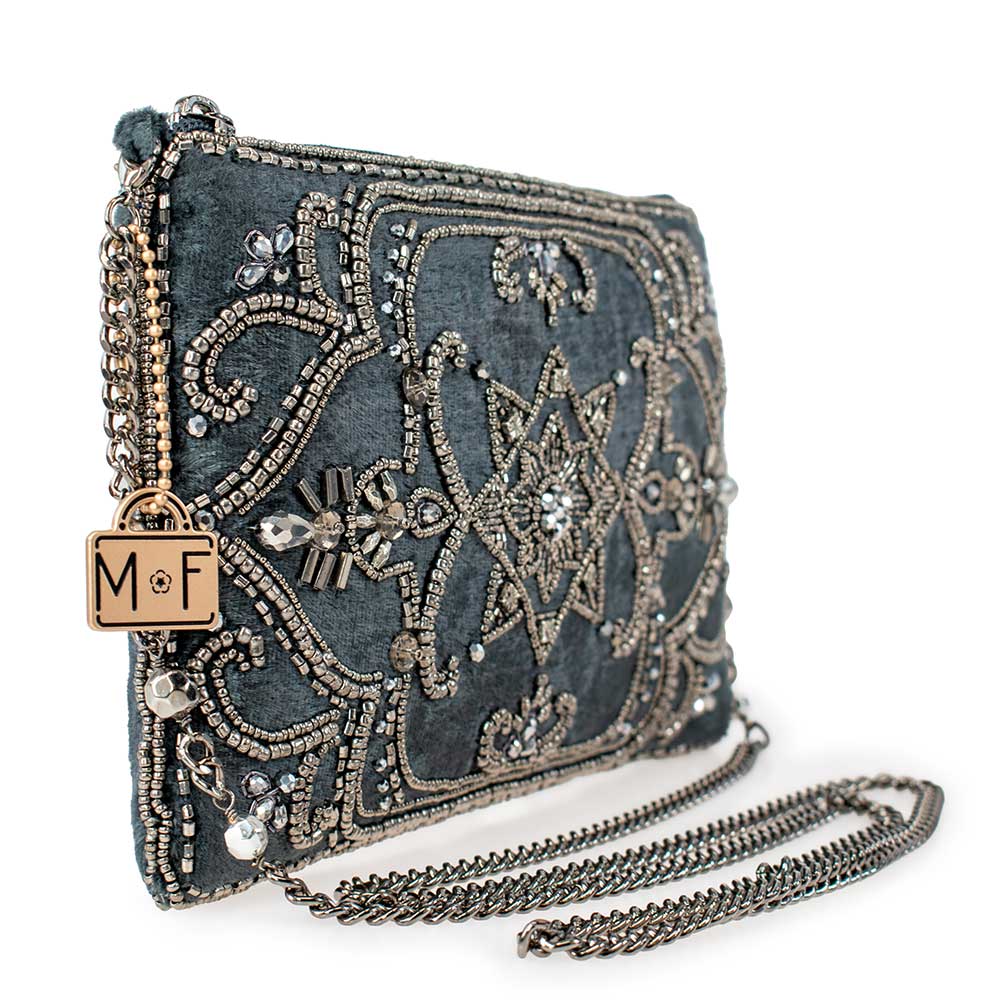 Night Light Hand-Beaded Crossbody Handbag