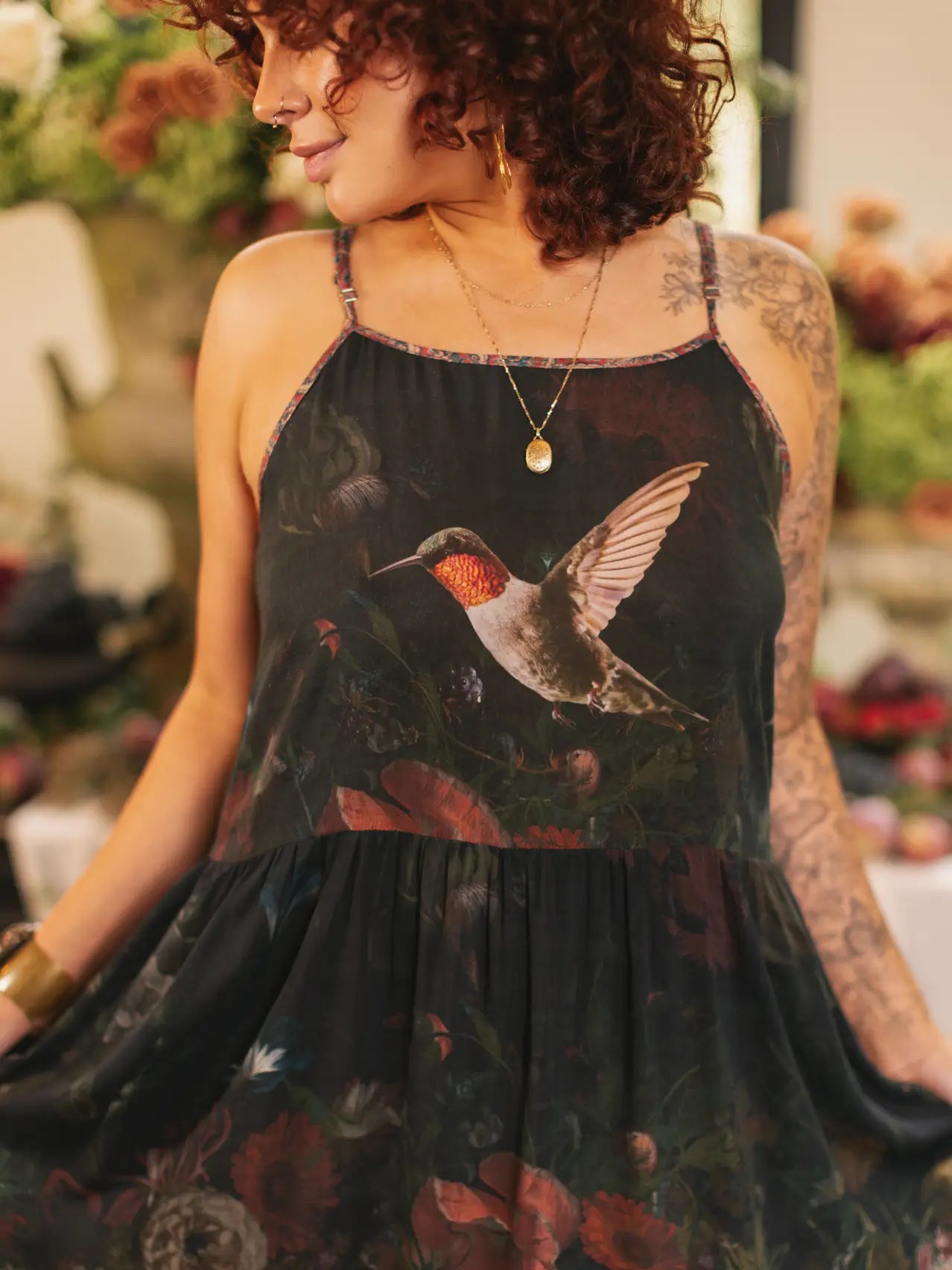 Flight of Fancy Bohéme Slip Dress