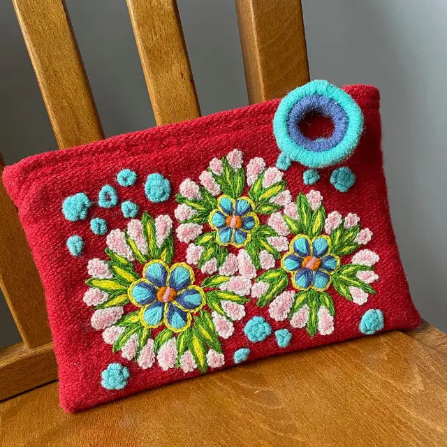 Floral Fireworks Pouch