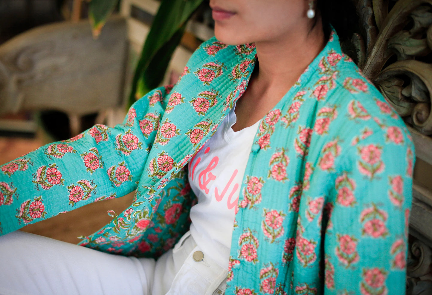 Maldives Bloom Reversible Jacket