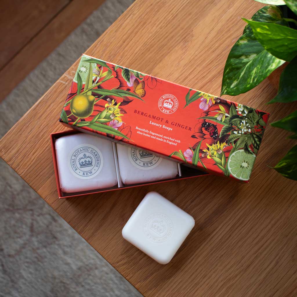 Bergamot & Ginger Triple Soap Bars Gift Set 3x100g