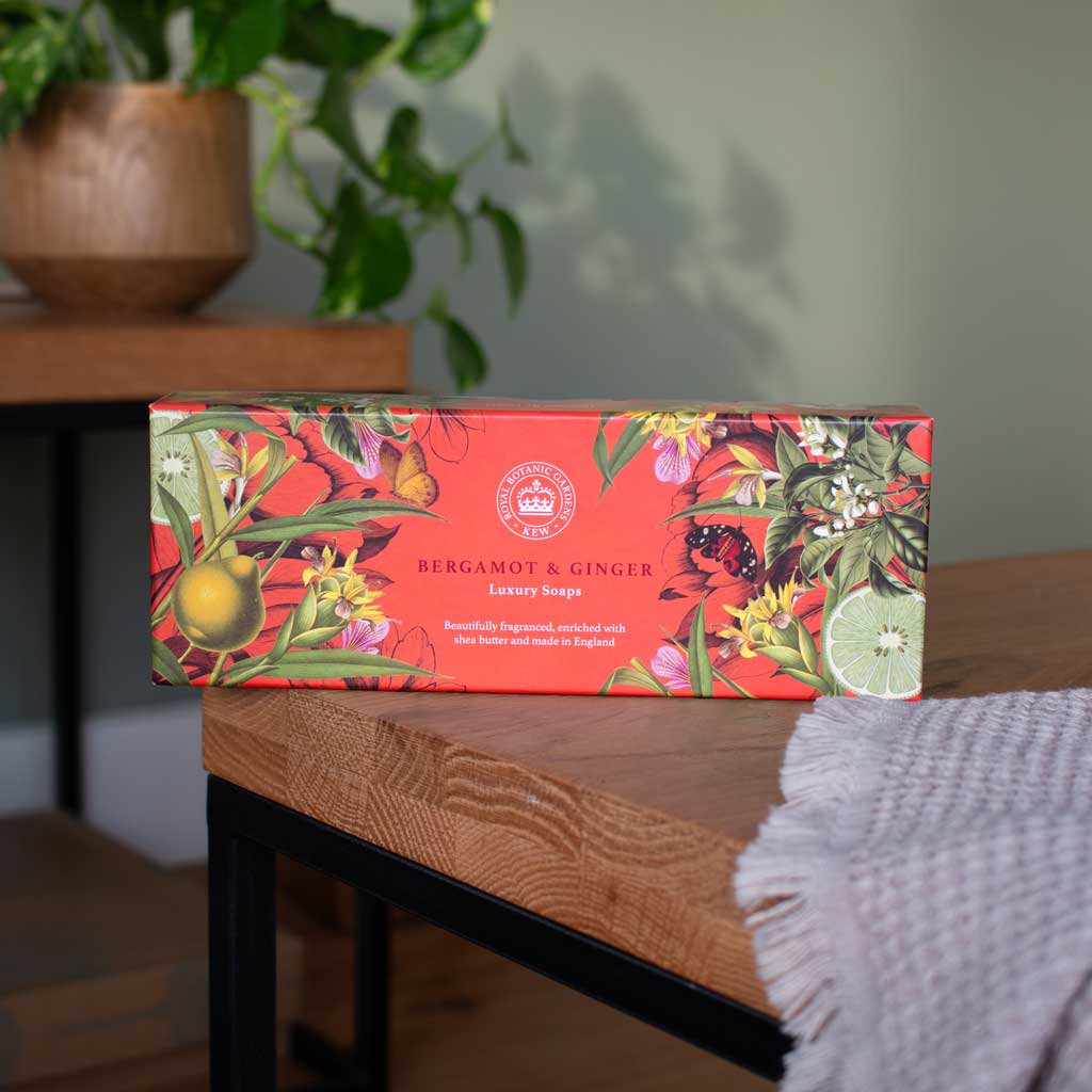 Bergamot & Ginger Triple Soap Bars Gift Set 3x100g