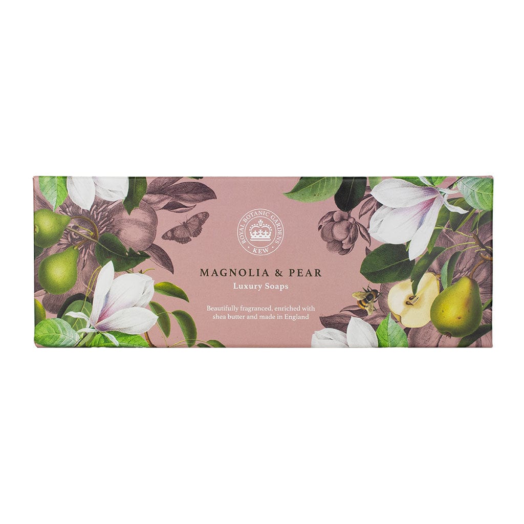 Magnolia & Pear Triple Soap Bars Gift Set 3x100g