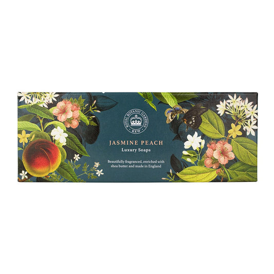 Jasmine & Peach Triple Soap Bars Gift Set 3x100g