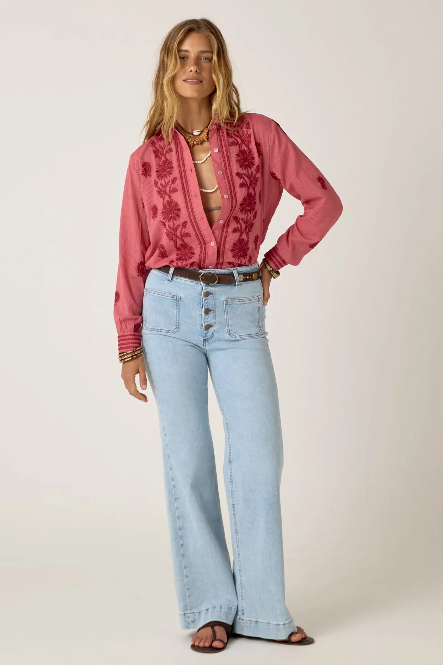 Maision Hotel Ringo Shirt - Clavel Framboise