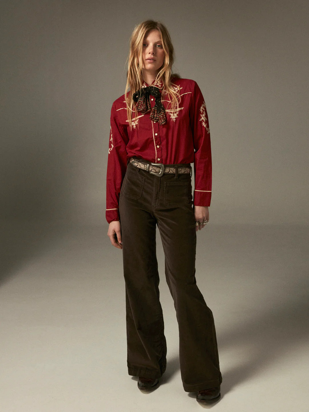 Rodeo Blouse - Red River